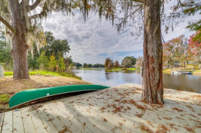 Lakefront Inverness Getaway with Boat Dock and Canoe!